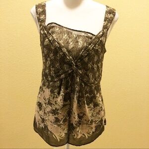 Ann Taylor floral petite top